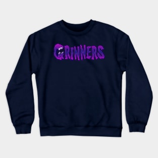 Grinners Purple Pink Crewneck Sweatshirt